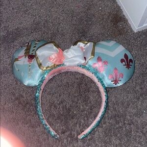 Loungefly Teal and Pink Mouse Ears Headband